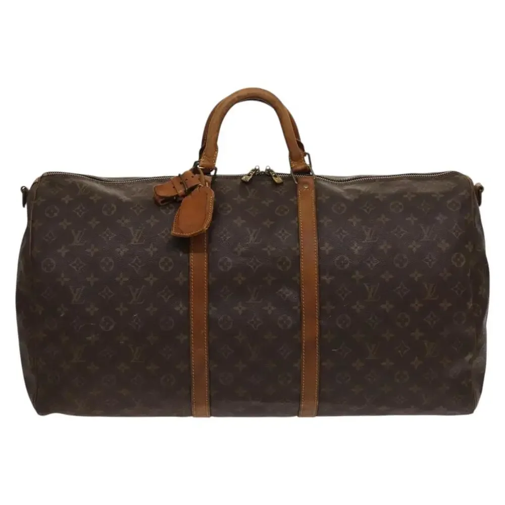 LOUIS VUITTON Monogram Keepall Bandouliere 60 Boston Bag M41412